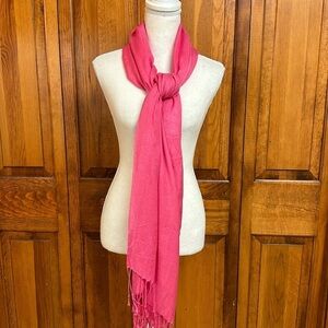 Apt. 9 Rayon Sweet Salmon Fringed Scarf Wrap NWT OS